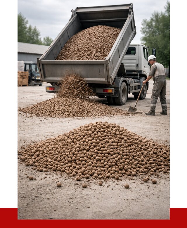 Керамзит с доставкой в Барабинске от 4266 р. за м3 | ПРОНЕРУДБбн