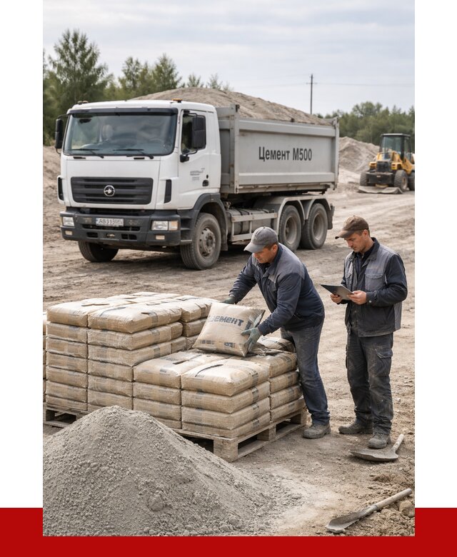 Купить цемент м500 с доставкой в Барабинске от 5282 р. | ПРОНЕРУДБбн