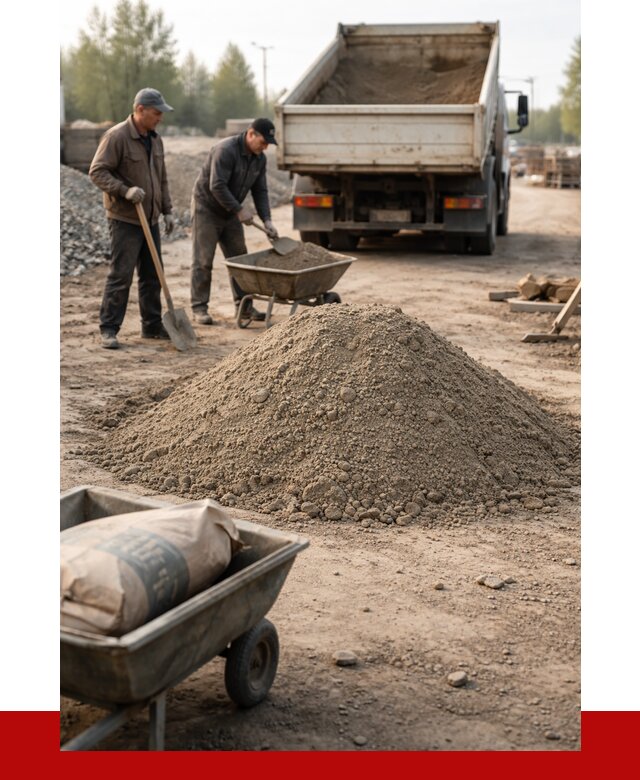 Цементно-песчаная смесь М150 в Барабинске от 4774 р. | ПРОНЕРУДБбн