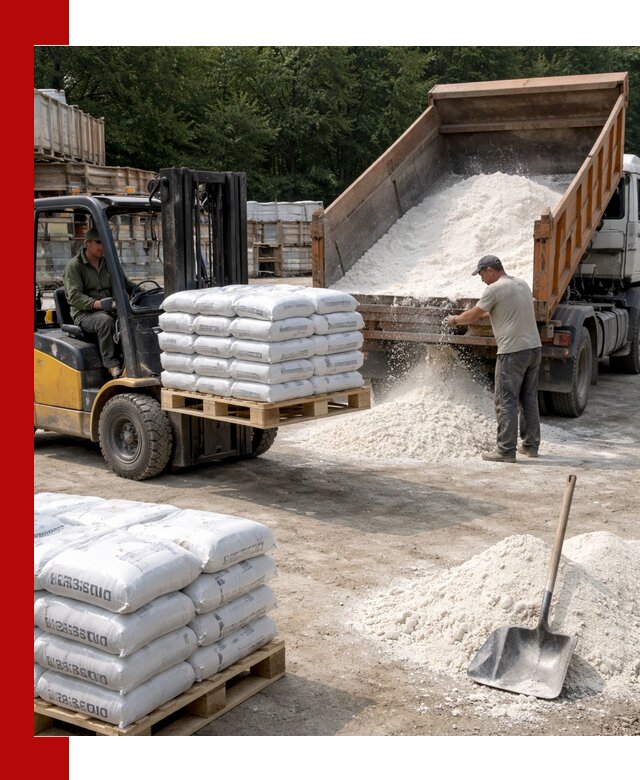 Доставка строительной извести оптом и в розницу в Барабинске