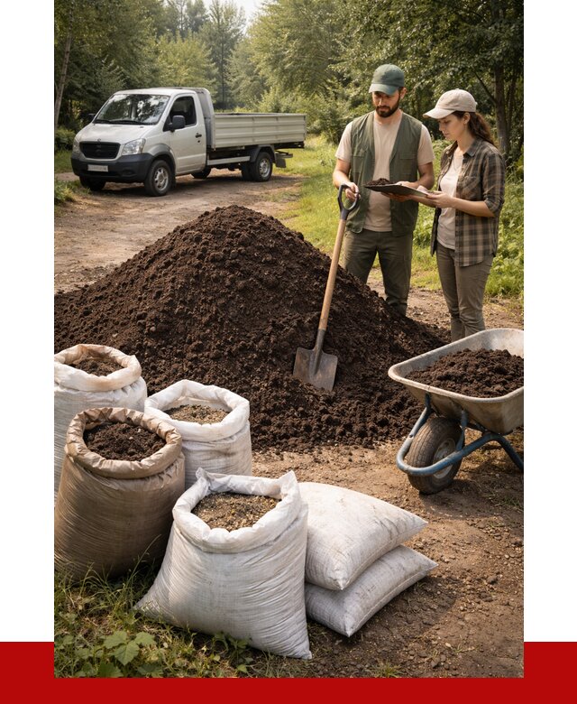 Купить грунт с доставкой в Барабинске от 4571 р. за м3 | ПРОНЕРУДБбн