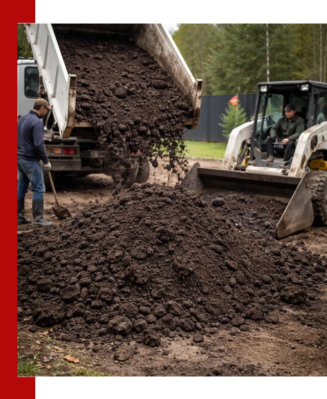 Плодородный грунт с доставкой в Барабинске для садов и огородов