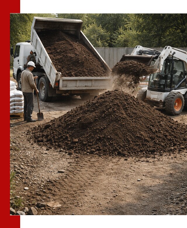 Доставка растительного грунта в Барабинске от производителя оптом и в розницу