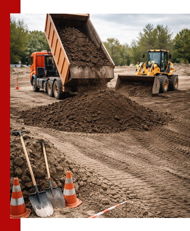 Поставка и доставка планировочного грунта в Барабинске