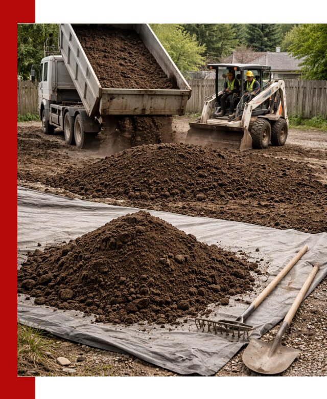 Грунт для отсыпки участка с доставкой в Барабинске