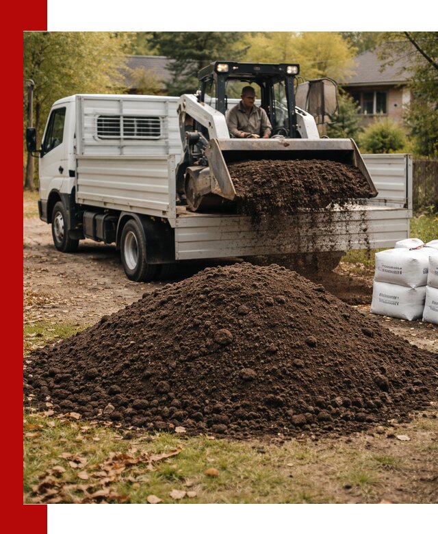 Доставка садовой земли в больших объёмах в Барабинске