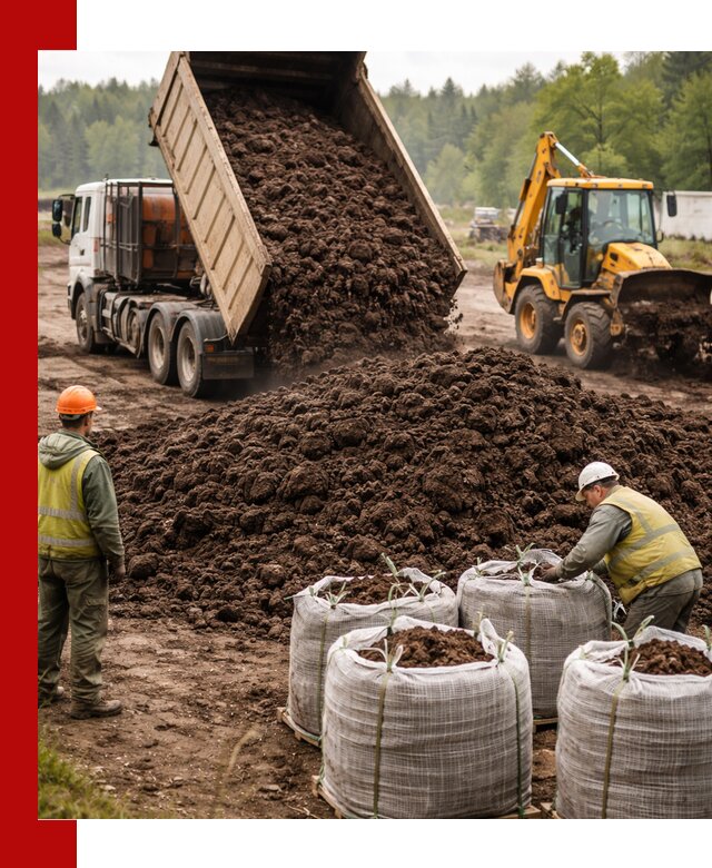 Доставка нейтрального торфа в Барабинске оптом и в розницу