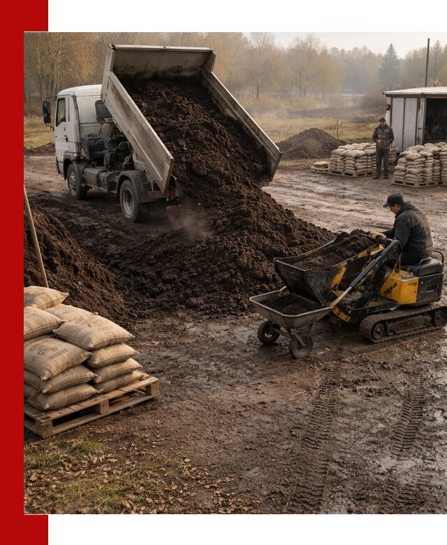 Кислый торф в доставке по выгодным ценам в Барабинске