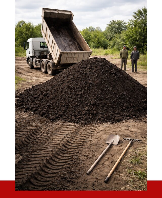 Купить чернозем навалом в Барабинске от 1219 р. за куб | ПРОНЕРУДБбн
