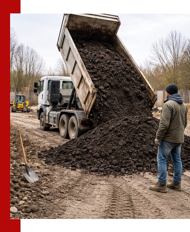 Доставка чернозема навалом в Барабинске быстро и выгодно