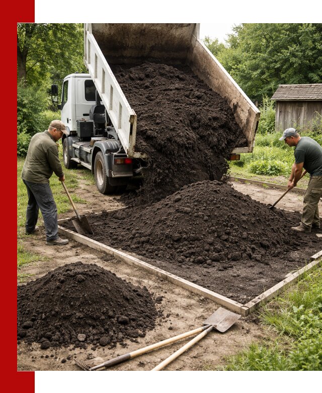 Купить чистый чернозем для огорода с доставкой в Барабинске