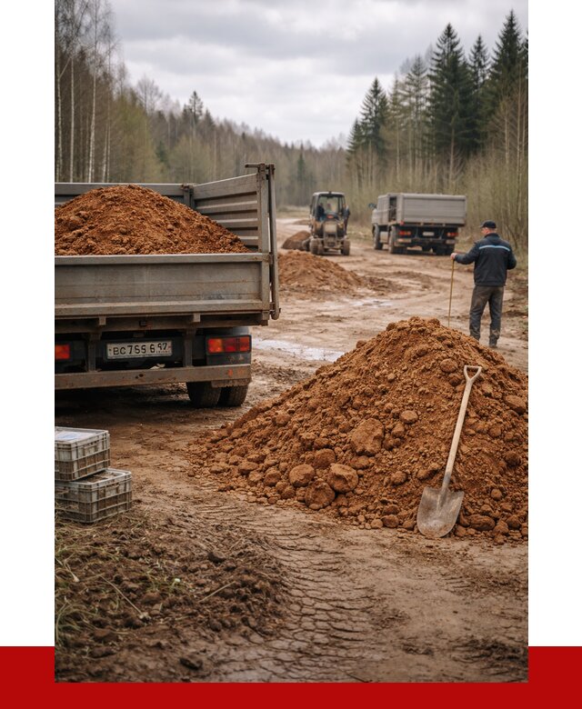 Глина и суглинки в Барабинске от 4571 р. за куб | ПРОНЕРУДБбн
