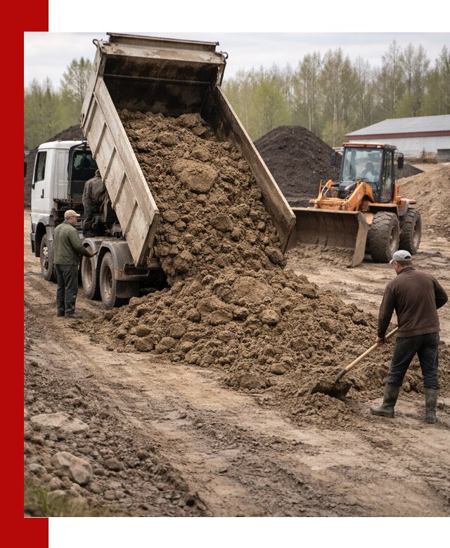 Доставка глин и суглинков в Барабинске оптом и вкрай