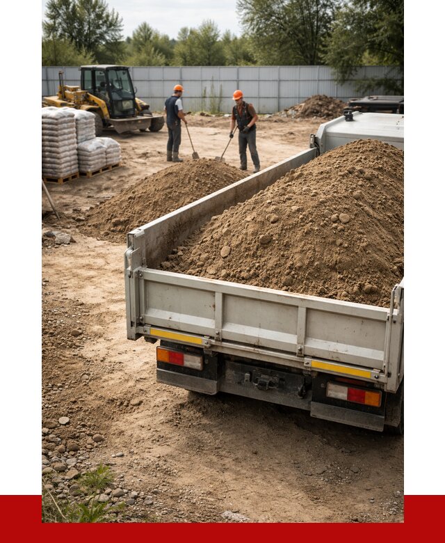 Супесь с доставкой в Барабинске от 2488 р. за куб | ПРОНЕРУДБбн