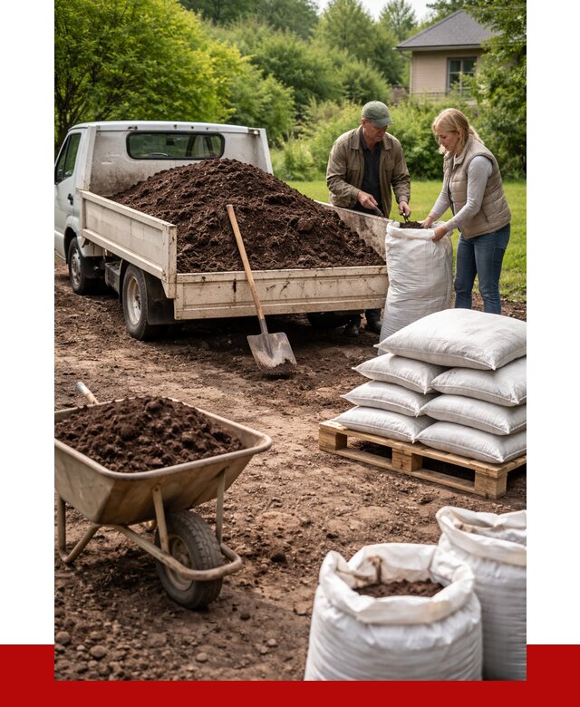 Перегной в мешках с доставкой в Барабинске от 2235 р. | ПРОНЕРУДБбн