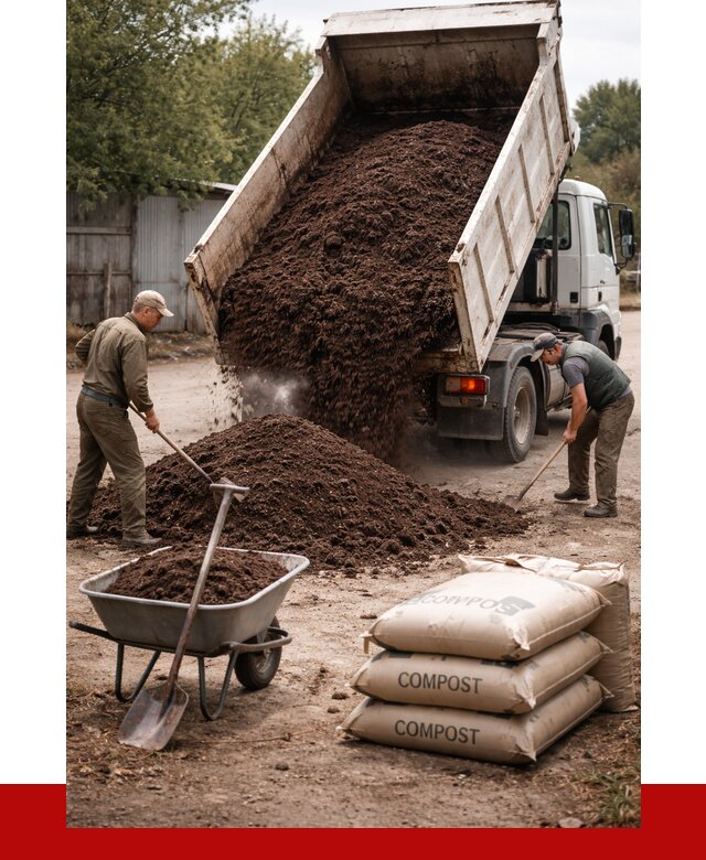 Купить компост в Барабинске от 4266 р. за куб с доставкой | ПРОНЕРУДБбн