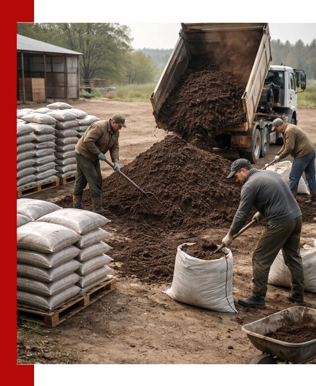 Доставка компоста оптом и в розницу в Барабинске