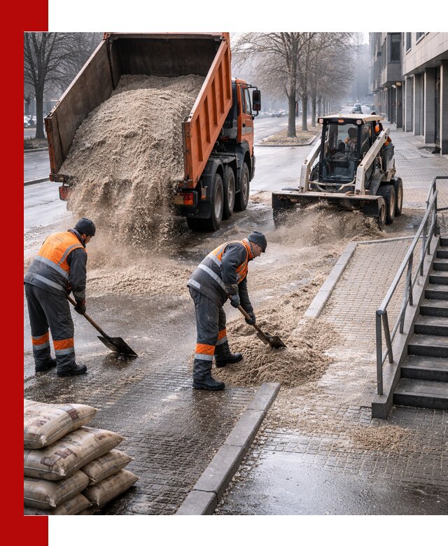 Поставка противогололедных материалов в Барабинске