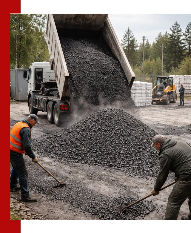Доставка и продажа асфальтного гранулята в Барабинске