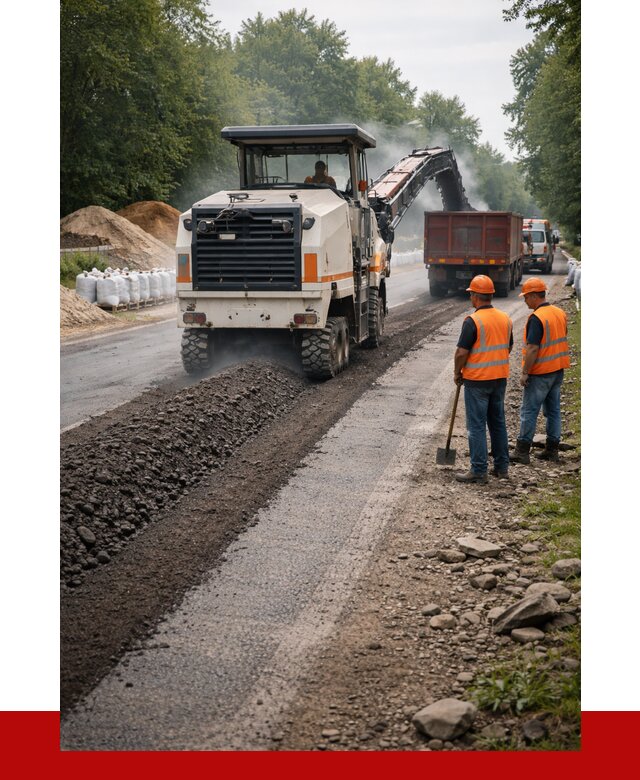 Фрезерованный асфальт в Барабинске от 2235 р./куб. | ПРОНЕРУДБбн