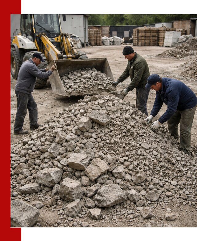 Демонтаж и вывоз бой бетона в Барабинске