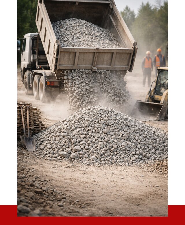 Купить дробленый бетон в Барабинске от 1727 р./куб | ПРОНЕРУДБбн
