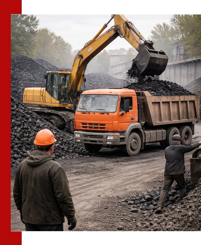 Доставка угля автотранспортом в Барабинске быстро и выгодно