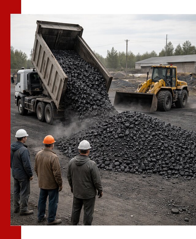 Доставка угля антрацита в Барабинске с самосвалами и погрузкой