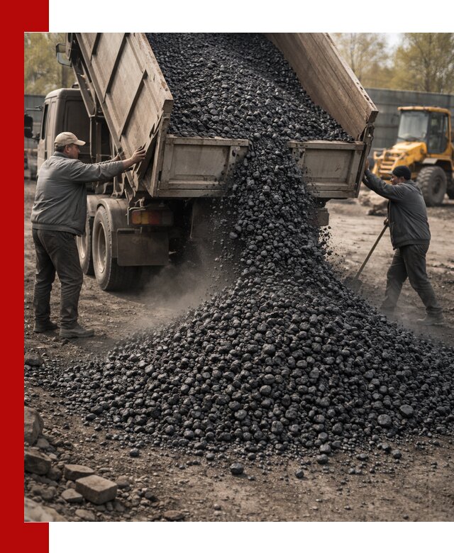 Доставка угля семечка самосвалами в Барабинске