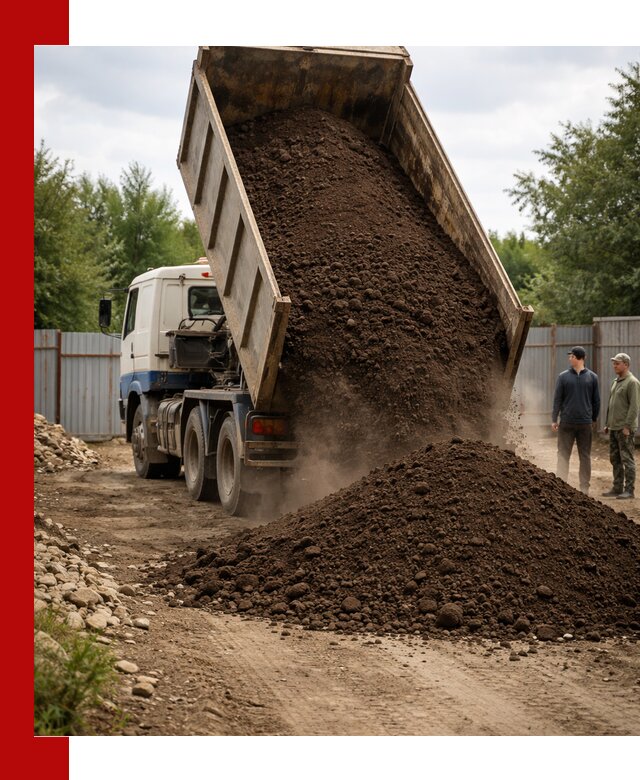 Доставка самосвалом 10 кубов в Барабинске быстро и надёжно