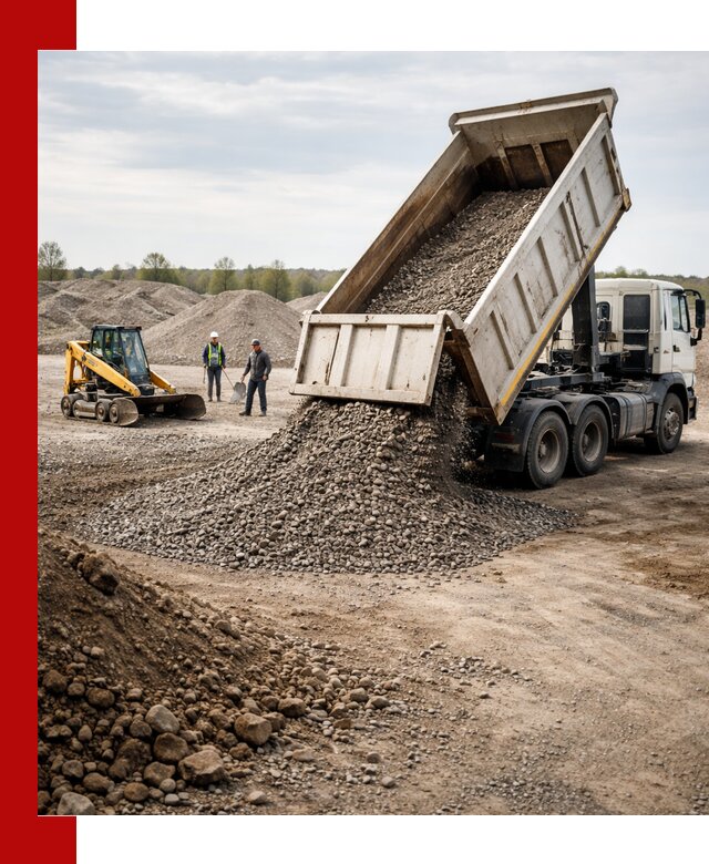 Доставка самосвалом 25 м³ в Барабинске быстро и надежно