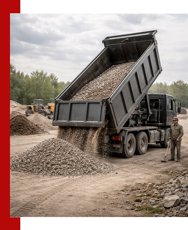 Доставка самосвалом 30 м3 по выгодным ценам в Барабинске