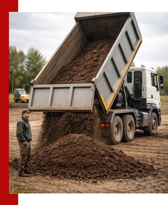 Аренда самосвала с водителем в Барабинске для сыпучих грузов и навоза