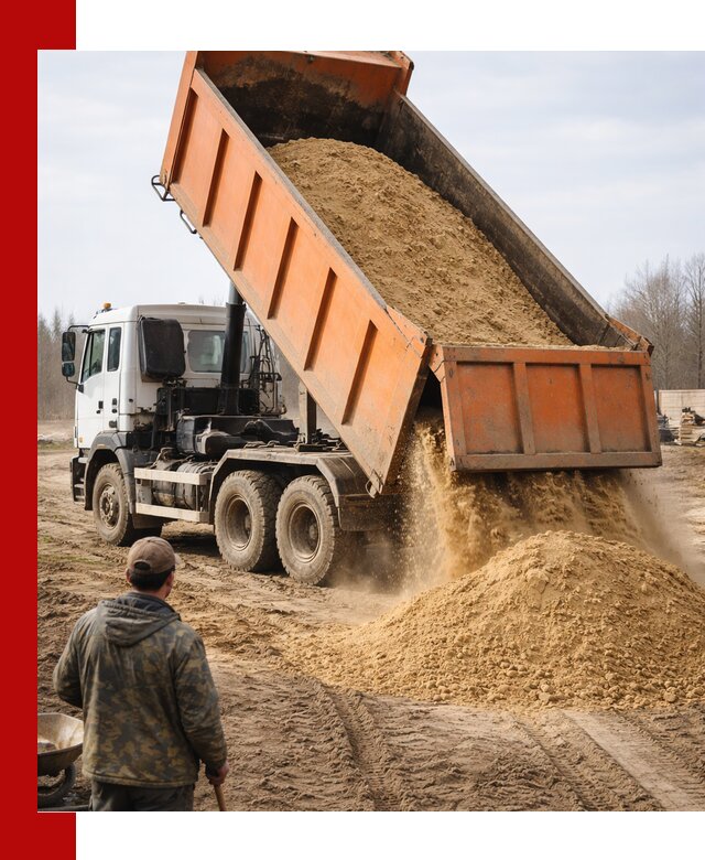 Аренда самосвала 20 тонн для перевозки грузов в Барабинске