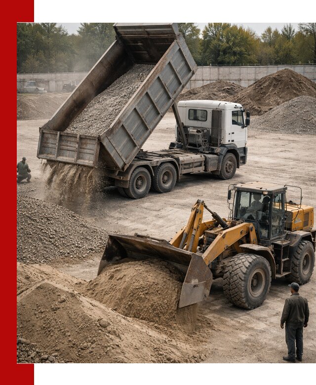 Перевозка сыпучих грузов самосвалами и бортовыми в Барабинске