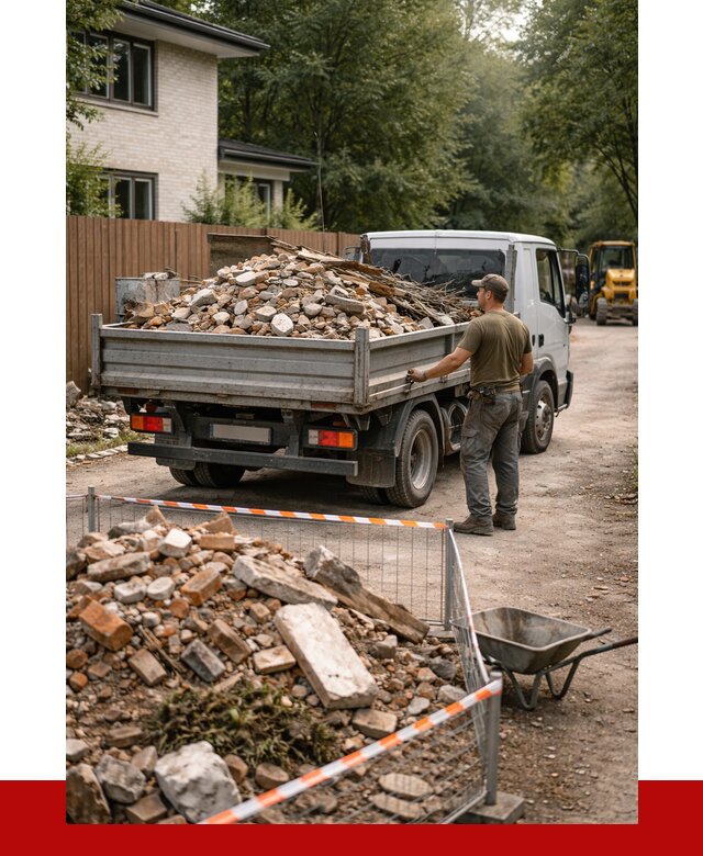 Вывоз строительного мусора с погрузкой в Барабинске от 7618 р | ПРОНЕРУДБбн