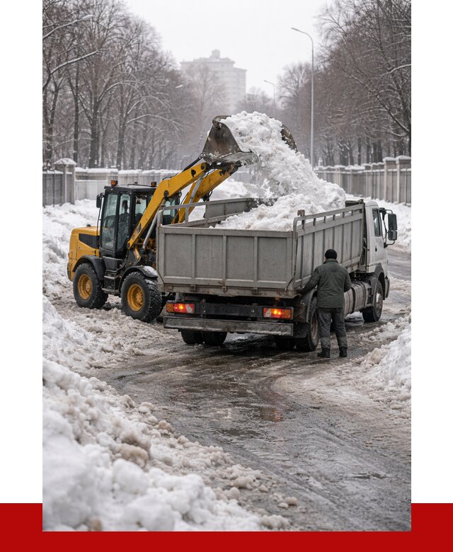 Вывоз снега с погрузкой в Барабинске от 3555 р. ПРОНЕРУДБбн
