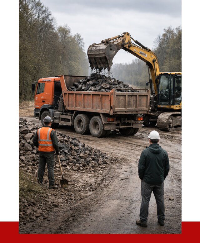 Вывоз асфальта в Барабинске от 4571 р. самосвалом ПРОНЕРУДБбн