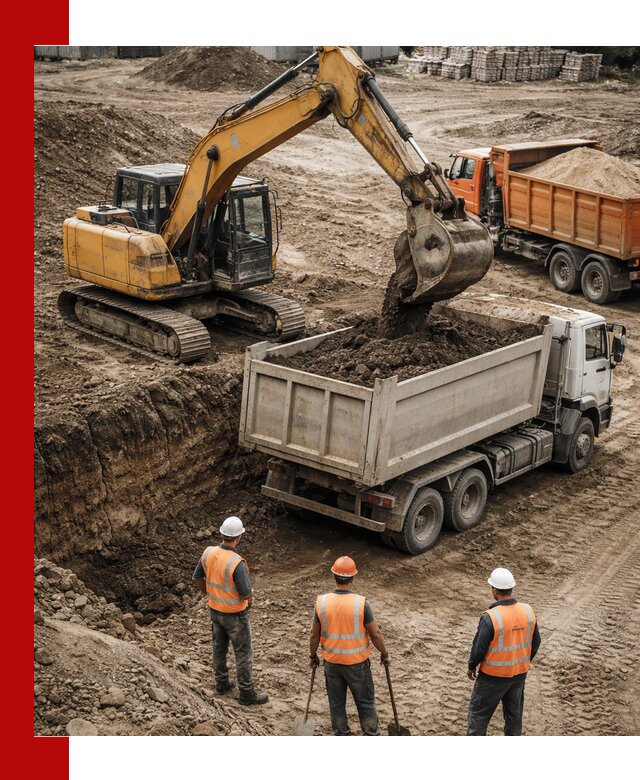 Разработка грунта для строительства и благоустройства в Барабинске