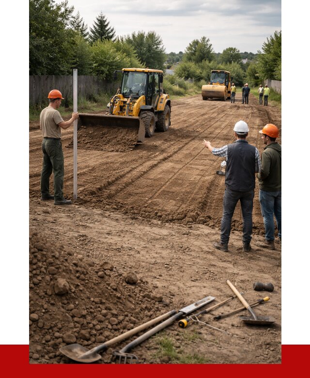 Планировка участка грунтом в Барабинске от 4571 р ПРОНЕРУДБбн