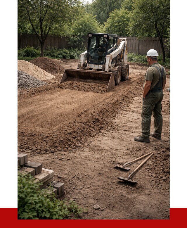 Выравнивание участка под ключ в Барабинске от 3555 р. | ПРОНЕРУДБбн