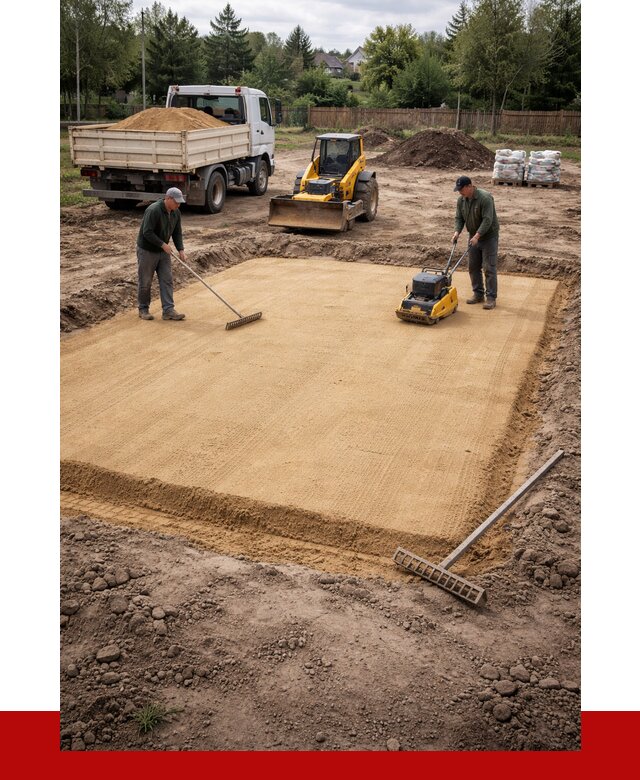 Устройство песчаной подушки в Барабинске от 4571 р. ПРОНЕРУДБбн